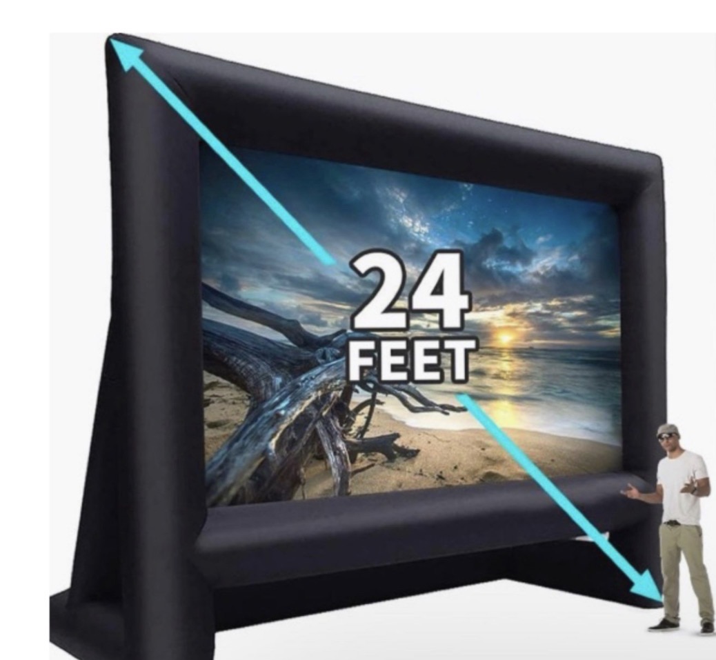 24 FEET Outdoor Movie/GAMING Experience